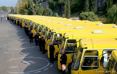 Забастовка водители парализовала автобусное сообщение Тбилиси