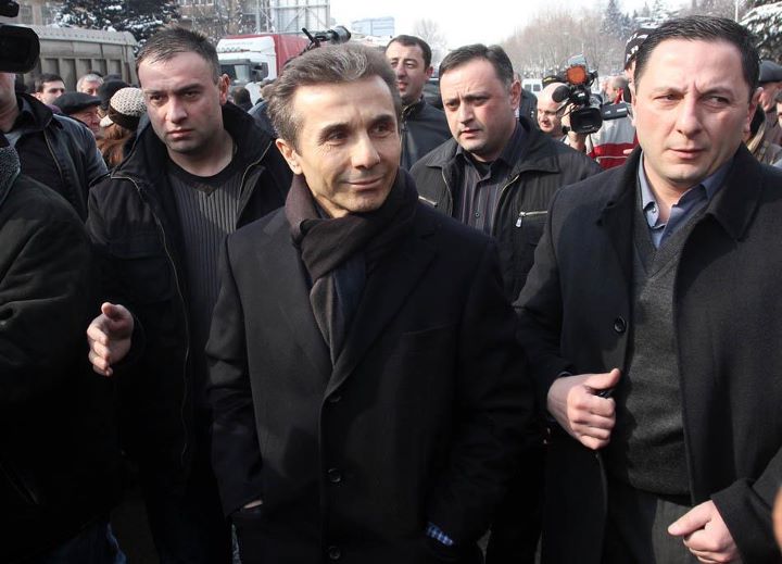 Бидзина Иванишвили принял участие в акции протеста