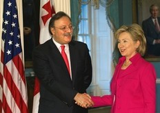 Вашадзе и Клинтон обсудят сотрудничество между Грузией и США 